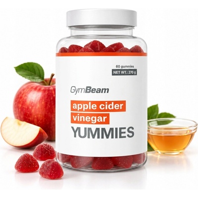 GymBeam Jablečný ocet Yummies 60 kapslí