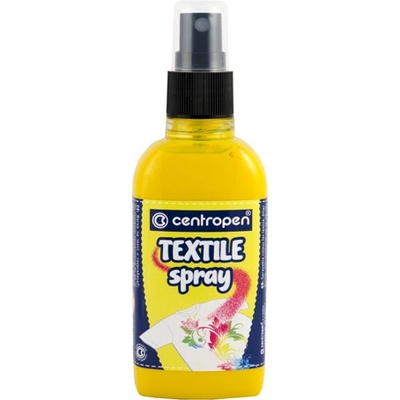 Centropen Barva na textil ve spreji 110 ml žlutá