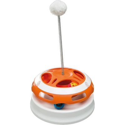 Ferplast Vertigo - Забавна котешка играчка, закачено топче на пружина, Ø 24 x 36, 5 см