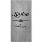 Luxica® Fantasy сиви салфетки с дискретен релеф и фин бордюр 2 слоя | 40 броя Сгъвка 1/8 (282982929)