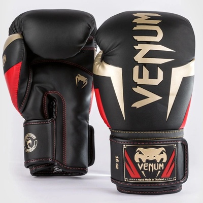 VENUM Боксови Ръкавици Venum Elite Black/Gold/Red - 14 oz