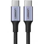 UGREEN Кабел usb-c към usb-c ugreen us316, 100w, 5a, 3 метра, Сив (374169)