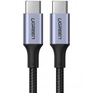 UGREEN Кабел usb-c към usb-c ugreen us316, 100w, 5a, 3 метра, Сив (374169)