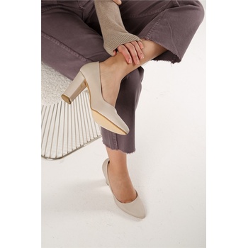 Moda Trend Дамски елегантни обувки - Светлобежови #320410 (320410_Бежов)