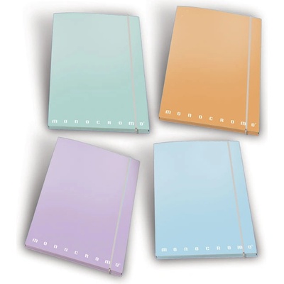 Папка картон с ластик Pigna Monocromo Pastel (1303018-0229902-3L)