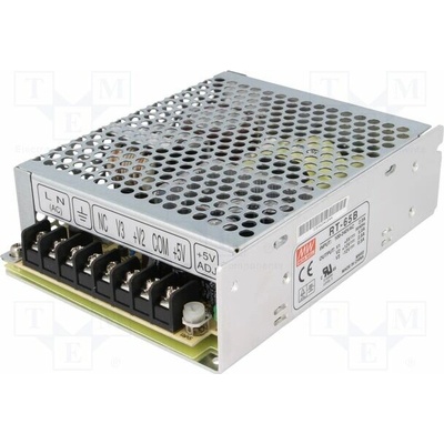 MEAN WELL RT-65B Napájecí zdroj: spínaný; k vestavbě,modulový; 64,6W; 5VDC; OUT: 3