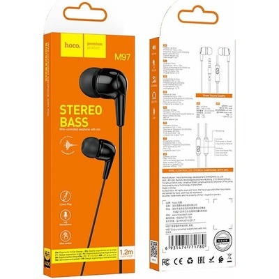 Hoco Wire Earphones Jack 3,5 mm With Microphone M97