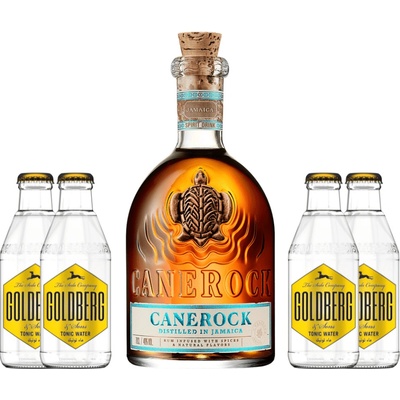 Canerock 40% 0,7 l a Goldberg & Sons tonic 4 x 0,2 l (set)
