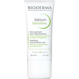BIODERMA Sébium Успокояващ крем против несъвършенства Sensitive, 30 ml