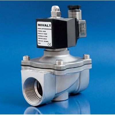 Nerezový ventil MONTAKO MP-W200-20SV, NC, 230V AC, G 3/4"