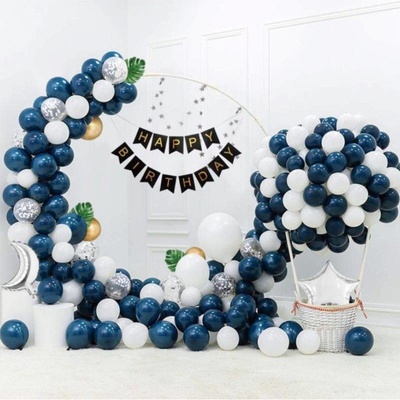 Cakesicq Balónková girlanda modro bílá