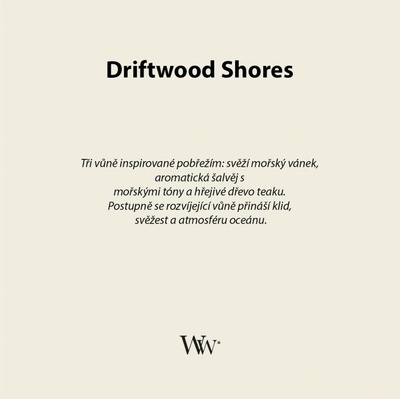 WoodWick Trilogy Driftwood Shores 275 g