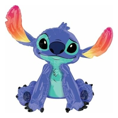 Anagram Chodící Stitch 96 cm fóliový balónek