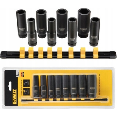 Dewalt DEWALT SADA NÁRAZOVÝCH ZÁSUVEK 8 ks. 1/2