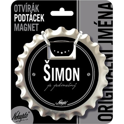 Nekupto Otvírák na pivo, podtácek - Šimon V.I.P. NKQ