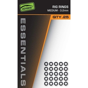 Fox Kroužky Edges Essentials Rig Rings 25 ks 3,2 mm