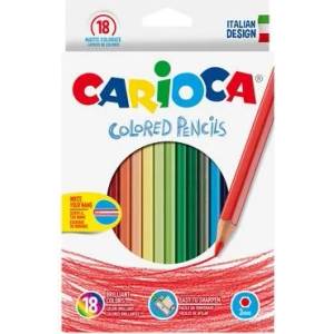 CARIOCA - Творчески комплект моливи - 18 цвята (41865)