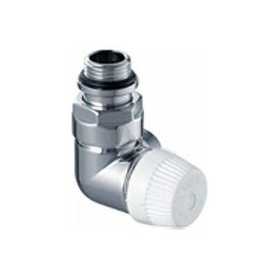 Honeywell V2082LSL15 Thera Design termostatický ventil, chrom, úhlový vlevo, 1/2"