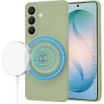 Techsuit Калъф за Samsung Galaxy S26 Plus - SoftFlex MagSafe - Techsuit - Зелен (KF2359602)