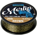 Kryston šnúra Merlin fast Sinking braid piesková 20m 35lb