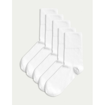 Marks & Spencer Чорапи 5 чифта Marks & Spencer | Byal | ЖЕНИ | 35 1/2-38