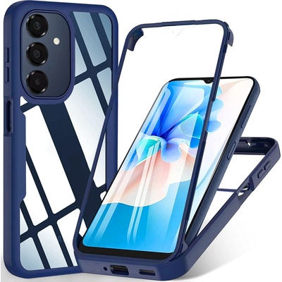 Techsuit Калъф за Samsung Galaxy A16 4G / A16 5G / A17 5G - ColorVerse 360 Series + Screen Protector - Син