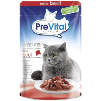 Partner in Pet Food - пауч Телешко месо в сос, деликатесна храна за израснали котки от всички породи, Унгария - 85 гр