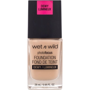 Wet n Wild Photo Focus Dewy vysoce krycí rozjasňující make-up Soft Beige 28 ml