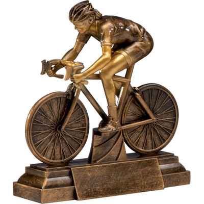 Soška sportovní pohár cyklistka