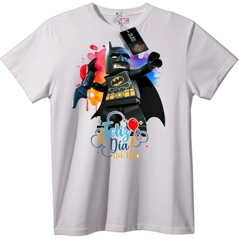 NOONEBRAND Тениска LEGO Batman детски ден - M, White