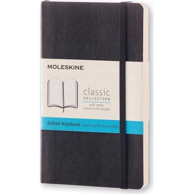 Moleskine Zápisník mäkké dosky A6 bodkovaný čierny