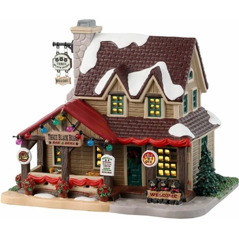 Svietiaci domček Lemax 35078 Gril a bar U troch čiernych medveďov