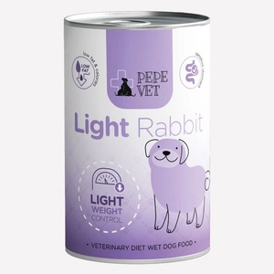 Paka Zwierzaka PEPE VET Light Rabbit (заек) 400 г