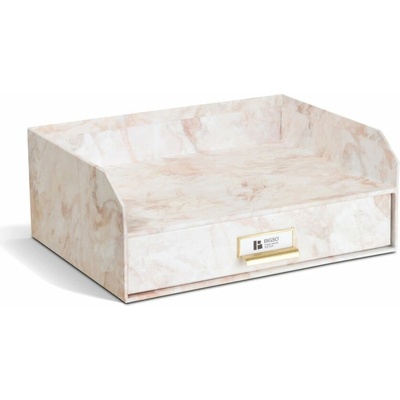 Bigso Walter Paper Laminate organizér bílá/růžová/světlá