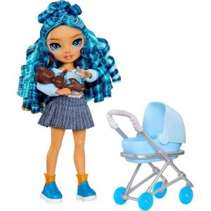 MGA Entertainment Rainbow High Junior Fashion кукла детегледачка - Skyler (248507-EUC)