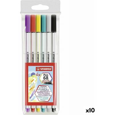 Stabilo Pen 68 Brush 10 ks