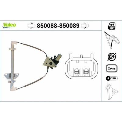 Mechanizmus zdvíhania okna VALEO 850088