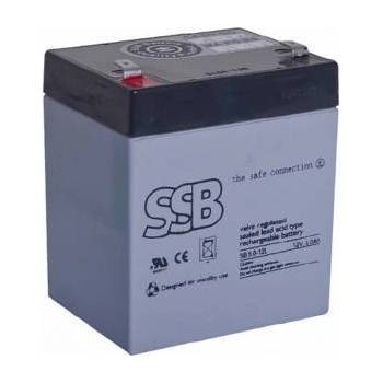 GRASSBERG SSB SB 5-12L SSB battery 12V/5Ah T2 - faston 6.3mm