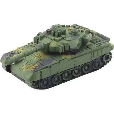 Lean Toys 28922 Vojenský tank T90 RC světla a zvuky, zelený 1:18