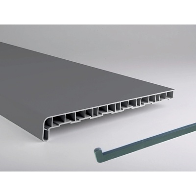 HOPA Krytka boční k vnitřním plastovým parapetům GREENLINE antracit, 40 cm