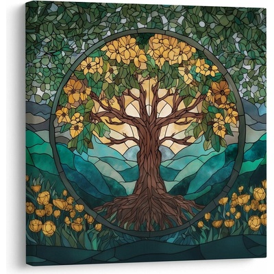 Obraz magický strom života - 50x50