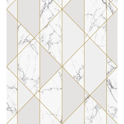 Esta Home 158965 Vliesová geometrická obrazová tapeta Mramor rozměry 250 x 279 cm