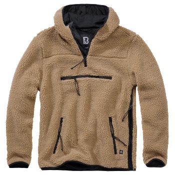 Brandit Мъжко пухкаво яке в цвят камел Brandit Worker Pullover BW-5023-70 - Камел, размер XXL