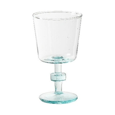 Costa Nova Sklenice na víno recyklované sklo 16cm LISO zelená 380 ml