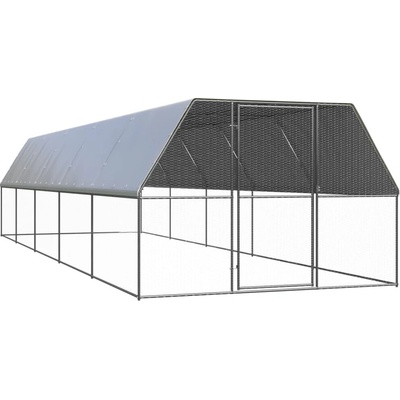 vidaXL Venkovní klec pro kuřata 3 × 10 × 2 m pozinkovaná ocel 9799.3154379