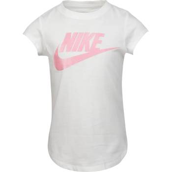 Nike Детска тениска Nike Short Sleeve T-Shirt Infant Girls - White/Pink