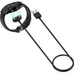 Techsuit - Кабел за безжично зареждане на SmartWatch (TCW1) - за Mobvoi TicWatch Pro 5/Pro X/E3/Pro 3/Pro 3 LTE/Pro 3 GPS - черен
