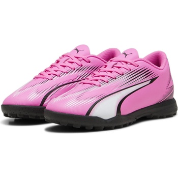 PUMA Юношески футболни стоножки Puma Ultra Play. 4 Junior Astro Turf Football Boots - Pink/White/Blk