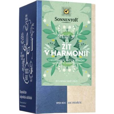 SONNENTOR čaj Žiť v harmónii 27 g