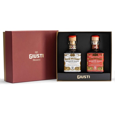 GIUSTI Modena 1605 Балсамов оцет 2 & 3 GOLD MEDALS CUBICA 2 x 250 ml, Giusti (GIU1244A)